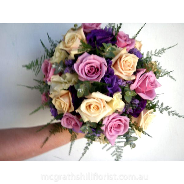 chic coloured bouquet