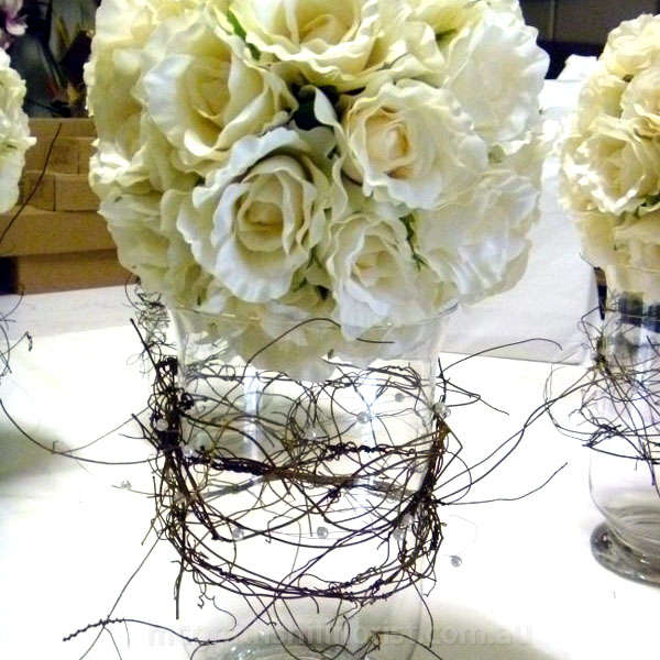 white lovely arrangement